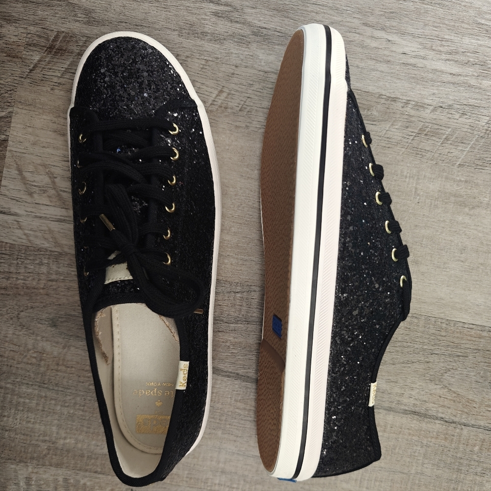 Keds Women's Kickstart KS Glitter Black - Picture 4 of 11
